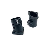 ResGcx Conector de Soporte de Aluminio Reforzado con D25-V2, 25mm, diseño de inclinación de 70 Grados, Montaje Resistente de 215g for integración de Sistemas(2 PCS)