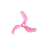 ResGcx Hélice con conductos de 3 Palas Reforzada 75 mm, dron FPV Whoop Pulgadas for Motores 1408-1808 Adaptador 1,5 mm/M5 (2CW+2CCW, 4 Piezas)(75mm 2Pairs Pink)