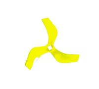 ResGcx Hélice con conductos de 3 Palas Reforzada 75 mm, dron FPV Whoop Pulgadas for Motores 1408-1808 Adaptador 1,5 mm/M5 (2CW+2CCW, 4 Piezas)(75mm 2Pairs Yellow)