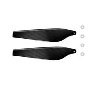 ResGcx Hélices Plegables de Fibra Carbono reforzadas GF-3820F-W 38 Pulgadas Ancho (Juego CW/CCW) for Sistemas T30, componentes Rotor Drones industriales(2pcs CW)