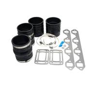 ResGcx Kit de Fuelle de colector de Escape con Junta for Motor fueraborda 5.0, 5.8L, 5.8 Sterndrive V8 3852696
