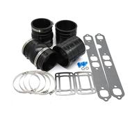ResGcx Kit de Fuelle de colector de Escape con Junta for Motor fueraborda Sterndrive V8 de 5.0L/5.7L (3852696)