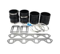 ResGcx Kit de Fuelle de colector de Escape con Junta for Motores Sterndrive V8 de 5.0L y 5.8L 3852741