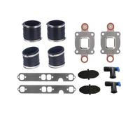 ResGcx Kit de Fuelle for colector de Escape, Compatible con Juntas secas V8 de 4" 27-864850A02