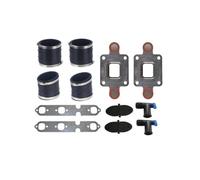 ResGcx Kit de Fuelle for colector de Escape de Junta Seca V6 de 4" Compatible con 27-864549A02