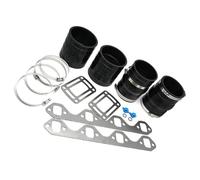 ResGcx Kit de tapón Drenaje y Junta Fuelle Manguera Escape for Motor con carburador/EFI V8 302/351 CID 5.0/5.8 L 1996-1998 3853608/3852455/806608A02