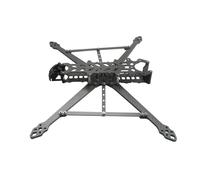 ResGcx Marco de Fibra de Carbono de elevación Pesada Reforzado TS-DFV2 (8/9/10 Pulgadas) for Drones FPV de Largo Alcance, Grosor de Brazo de 7 mm con Soportes de Sistema de caída Dual(DF-V2-9 Inch)