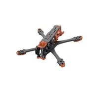 ResGcx MK5 O4 Pro Drone Frame Kit, 225mm/230mm Wheelbase DC and Wide X, 5mm 3K Carbon Fiber Arms and Dampening Silicone For Systems, Components(Orange Wide X)