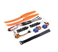 ResGcx Motor sin escobillas A2212/2212 de 2200 kV/1400 kV/1000 kV, 40 A, ESC, SG90, 9 G, microservo, Apto for Aviones y helicópteros ala Fija RC(1000kv ESC TplugSet)