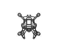 ResGcx Piezas de reparación de Fibra de Carbono reforzadas for Marco GEP-CL20 CineLog20 Placa Inferior Placa Superior Soporte de cámara Componente de Soporte mecánico (1 PC)(Bottom Plate)