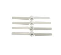 ResGcx Serie Q500 Hélices de liberación rápida autoblocantes Hoja Reforzada for Sistemas propulsión Drones / Q500M 4K Ventiladores Repuesto 4 Piezas 8(White Props 4pcs)