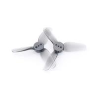 ResGcx T2X2X3 Reinforced 3-Blade Propeller 2 Inch Tiny Whoop Drone High Toughness Polycarbonate For Training Flight Platforms(T2X2X3 Grey 2Pairs)