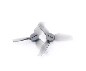 ResGcx T2X2X3 Reinforced 3-Blade Propeller 2 Inch Tiny Whoop Drone High Toughness Polycarbonate For Training Flight Platforms(T2X2X3 Grey 2Pairs)