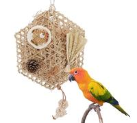 Reshiho Juguetes para pájaros, juguetes de trituración de pájaros, juguetes para masticar, papel triturado para pájaros, cacatúas, conures, periquitos, periqueros