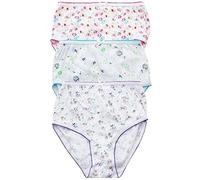 reshmena Paquete de 3 bragas de algodón para niñas, ropa interior para niños, bragas de algodón para niñas, Surtido (floral), 12-13 años