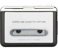 Reshow Reproductor de Casete portátil con Auriculares Reproductor de Casete de Audio, convertidor de Casete a Digital, Convierte la grabadora de Casete a Formato iPod(Plata)