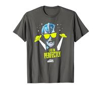 Resident Alien I Fit In Perfectly - Producto Oficial Camiseta, Hombre, Asfalto, 4XL