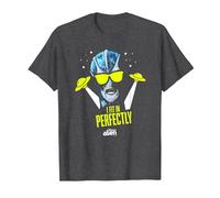 Resident Alien I Fit In Perfectly - Producto Oficial Camiseta, Hombre, Jaspeado Oscuro, 4XL