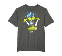 Resident Alien I Fit In Perfectly - Producto Oficial Camiseta, Hombre Tallas Grandes, Asfalto, 6X Alto