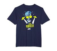 Resident Alien I Fit In Perfectly - Producto Oficial Camiseta, Hombre Tallas Grandes, Azul Marino, 6X Alto
