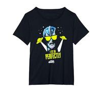Resident Alien I Fit In Perfectly - Producto Oficial Camiseta, Mujer Tallas Grandes, Negro, 6XL Grande