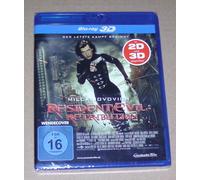 RESIDENT EVIL RETRIBUTION 3D BLU RAY + 2D VERSIÓN ENVÍO RÁPIDO NUEVO & OVP