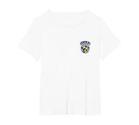 Resident Evil S.T.A.R.S. Camiseta, Mujer Tallas Grandes, Blanco, 5XL Grande