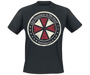 Resident Evil Umbrella Co. - Our Business Is Life Itself Hombre Camiseta Negro XL 100% algodón Regular