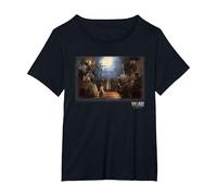 Resident Evil Village The Four Lords Camiseta, Mujer Tallas Grandes, Negro, 1XL Grande