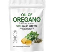 Resilia Oil of Oregano Softgels,Aceite de resilia de cápsulas blandas de orégano, aceite de re-silia de orégano con 6000 mg de aceite de semilla negra, experimenta un bienestar mejorado (2)