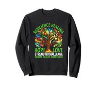 Resiliencia Curación Esperanza Amor Fuerza Desafío Sudadera