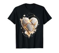 Resiliencia del corazón con reparación Dorada, Fuerza, Amor, autoestima Camiseta