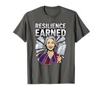 Resiliencia Ganada Empoderamiento Femenino Mujer Mujer Fuerte Cita Camiseta