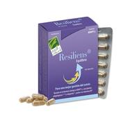 100% Natural Resiliens Equilibrio Cápsulas Ashwagandha 380 mg, Manzanilla y Rhodiola - 60 cápsulas