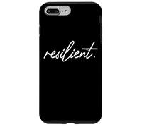 Resilient Fuerza mental Autoestima Motivación Resiliencia Carcasa para iPhone 7 Plus/8 Plus