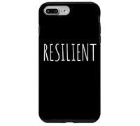 Resilient Fuerza Mental Autoestima Motivación Resiliencia Carcasa para iPhone 7 Plus/8 Plus