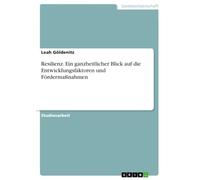 Resilienz. Ein ganzheitlicher Blick auf die Entwicklungsfaktoren und Fördermaßnahmen