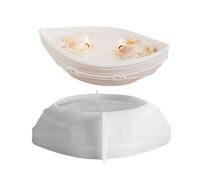 Resin And Candle Oval Bowl Mold - Soft Silicone non-tick Mould | Making, Concrete Craft Mold, Creative Handmade Projects, Ideal para cumpleaños, Navidad, Colleagues, Family, Friends