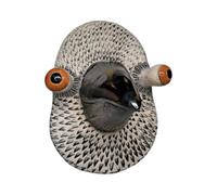Resin Animal Sculpture Bird Wall Decor - Realistic Textured Finish, Easy Mount, Portable Lightweight, Elegant Design | Living Room Decoration, Office Display, Patio, Holiday Celebration, Gift for Wome