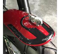 Resin Bike Adhesivos de Moto Compatibles con Benelli Leoncino 500 2017-2020. Protección Guardabarros Delantero de Choques y Arañazos de Moto. Adhesivo 3D Resinado - Made in Italy