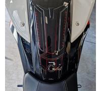 Resin Bike Adhesivos de Moto Compatibles con Benelli TRK 702X 2023-2026 Moon Grey. Protección de Tanque de Choques y Arañazos de Moto. Adhesivo 3D Resinado - Made in Italy