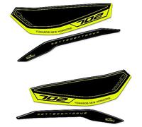 Resin Bike Adhesivos de Moto Compatibles con Benelli TRK 702X Anthracite Grey 2023-2025. Protecciones Paramanos de Choques y Arañazos de Moto. Adhesivo 3D Resinado - Made in Italy