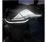 Resin Bike Adhesivos de Moto Compatibles con BMW R 1250 GS Adventure 2022. Protecciones Reflector Guardamanos de Choques y Arañazos de Moto. Adhesivo 3D Resinado - Made in Italy