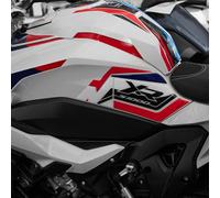 Resin Bike Adhesivos de Moto Compatibles con BMW S 1000 XR 2020-2025. Protección Latérales del Tanque de Choques y Arañazos de Moto. Par de Pegatinas 3D Resinadas Made in Italy