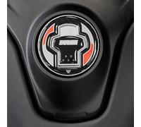 Resin Bike Adhesivos de Moto Compatibles con Ducati Hypermotard 698 - RVE Mono 2024-2025. Protección del Tapa del Tanque de Choques y Arañazos de Moto. Pegatinas 3D Resinadas Made in Italy