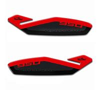 Resin Bike Adhesivos de Moto Compatibles con Ducati Multistrada 950 2018-2020. Protecciones Paramanos de Choques y Arañazos de Moto. Adhesivo 3D Resinado - Made in Italy