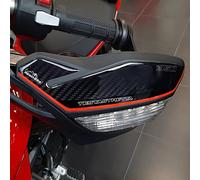 Resin Bike Adhesivos de Moto Compatibles con Ducati Multistrada 950 V2 - V2S 2022. Protecciones Paramanos de Choques y Arañazos de Moto. Adhesivo 3D Resinado - Made in Italy