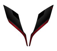 Resin Bike Adhesivos de Moto Compatibles con Ducati Multistrada Grand Tour 1260 S 2018-2020. Protección Puntales de Choques y Arañazos de Moto. Adhesivo 3D Resinado - Made in Italy