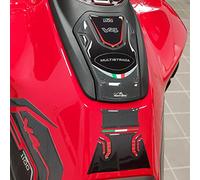 Resin Bike Adhesivos de Moto Compatibles con Ducati Multistrada V4 1100 2021-2023. Protección Protector de Tanque de Choques y Arañazos de Moto. Adhesivo 3D Resinado - Made in Italy