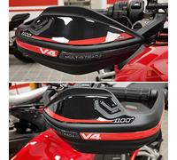 Resin Bike Adhesivos de Moto Compatibles con Ducati Multistrada V4 1100 2021-2023. Protecciones Paramanos de Choques y Arañazos de Moto. Adhesivo 3D Resinado - Made in Italy